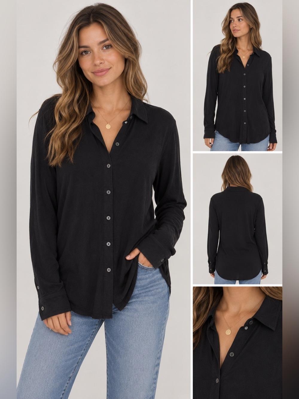 🎉2 for $20 🎉Aritzia Wilfred Pose Longsleeve Black Shirt 2XS